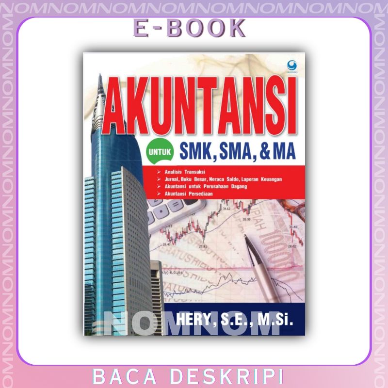 

AKUNTANSI SMA/SMK, MA: Analisis Transaksi, Jurnal Besar dan Kecil, Neraca, Saldo, laporan keuangan