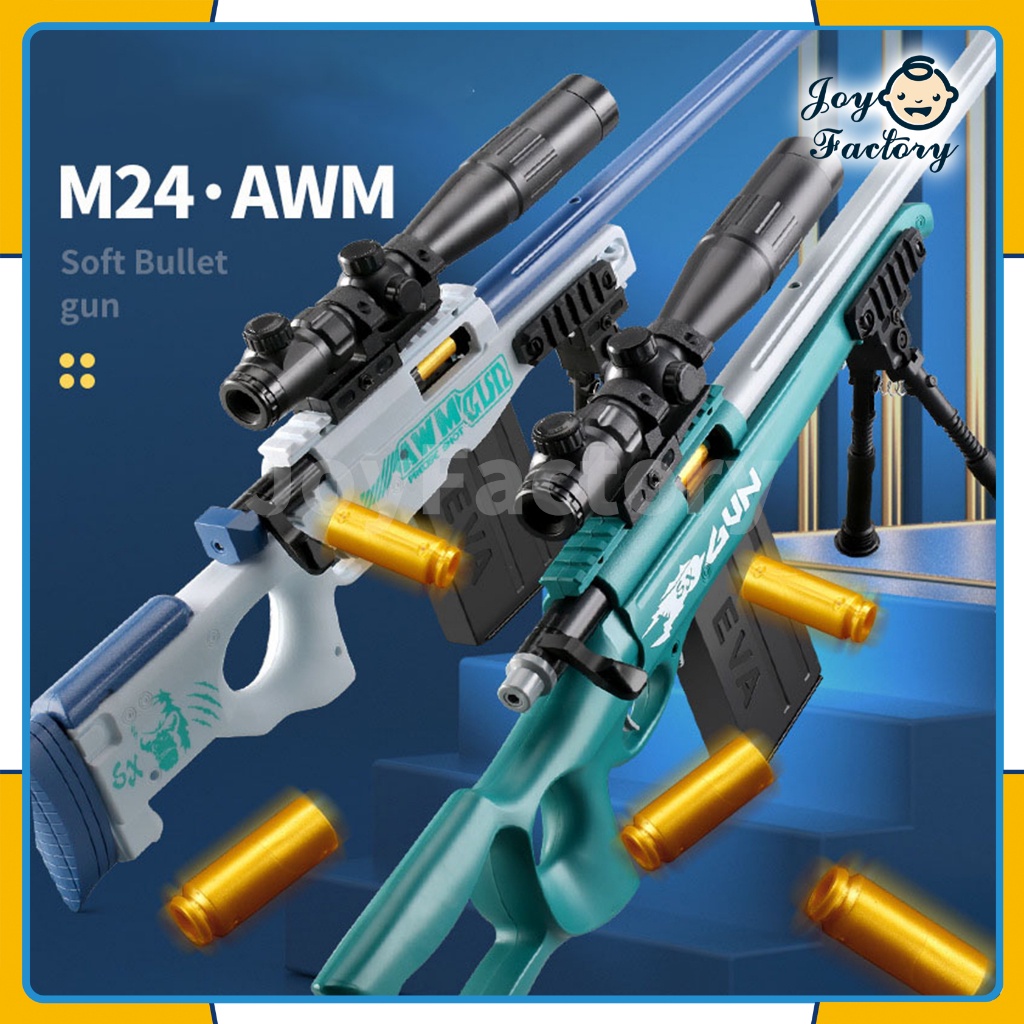 Senjata Mainan Sniper Mainan Gun AWM/702/M24/M416 Air Soft Gun Rentang 15 Juta Mainan Anak Laki Laki