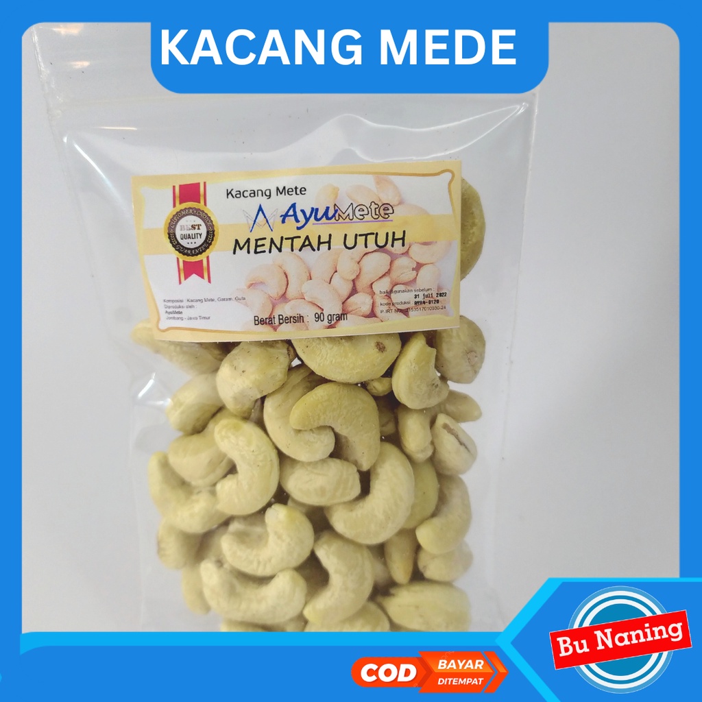 

kacang mete mentah untuk bahan kue dan adonan roti