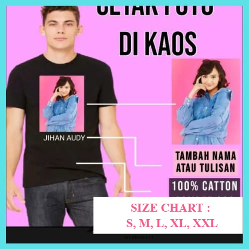 KAOS DEWASA CUSTOM FOTO DAN NAMA KAOS CUSTOM GAMBAR DAN TULISAN
