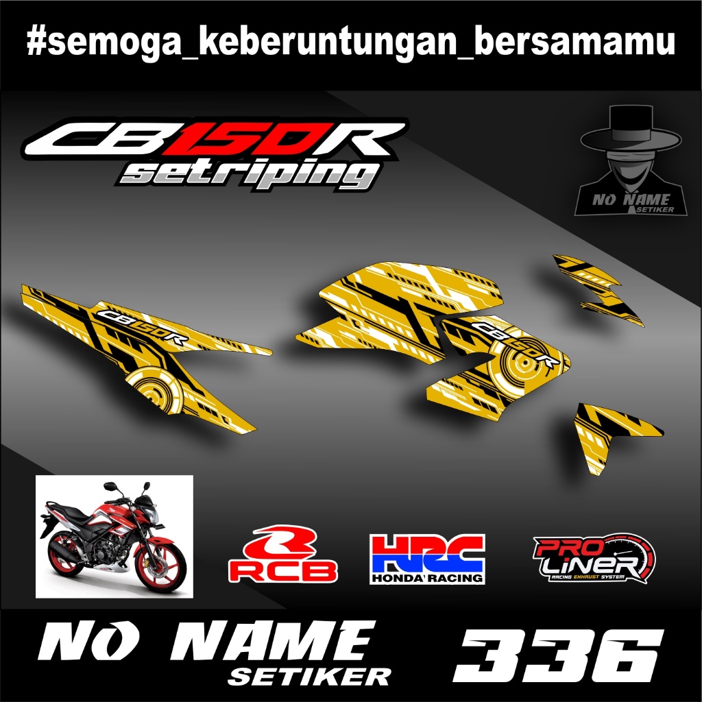 STRIPING CB150R Old CB 150 R Old (336) Cb150rOld Stiker setiker sticker