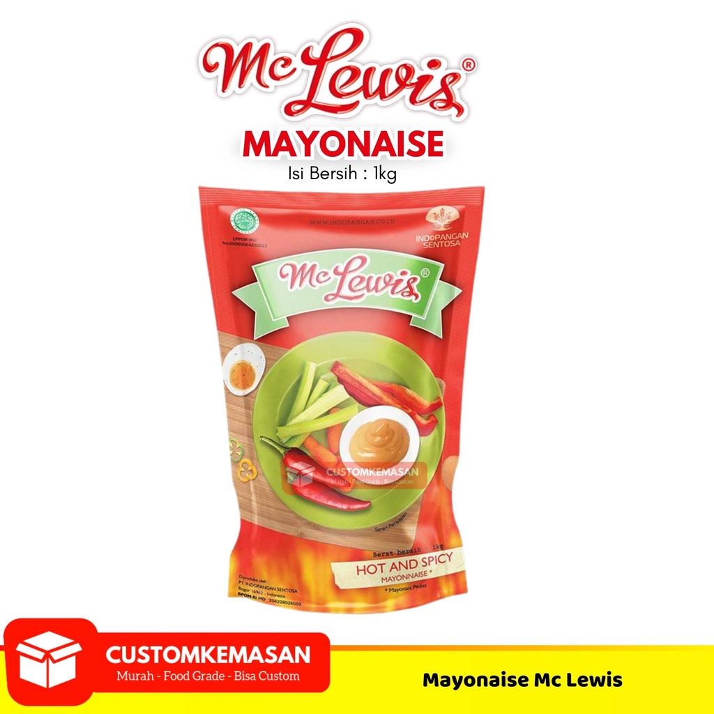 Mayonaise Mc Lewis / Mayonaise Hot And Spicy Mc lewis / Mayonaise Hot And Spicy 1kg