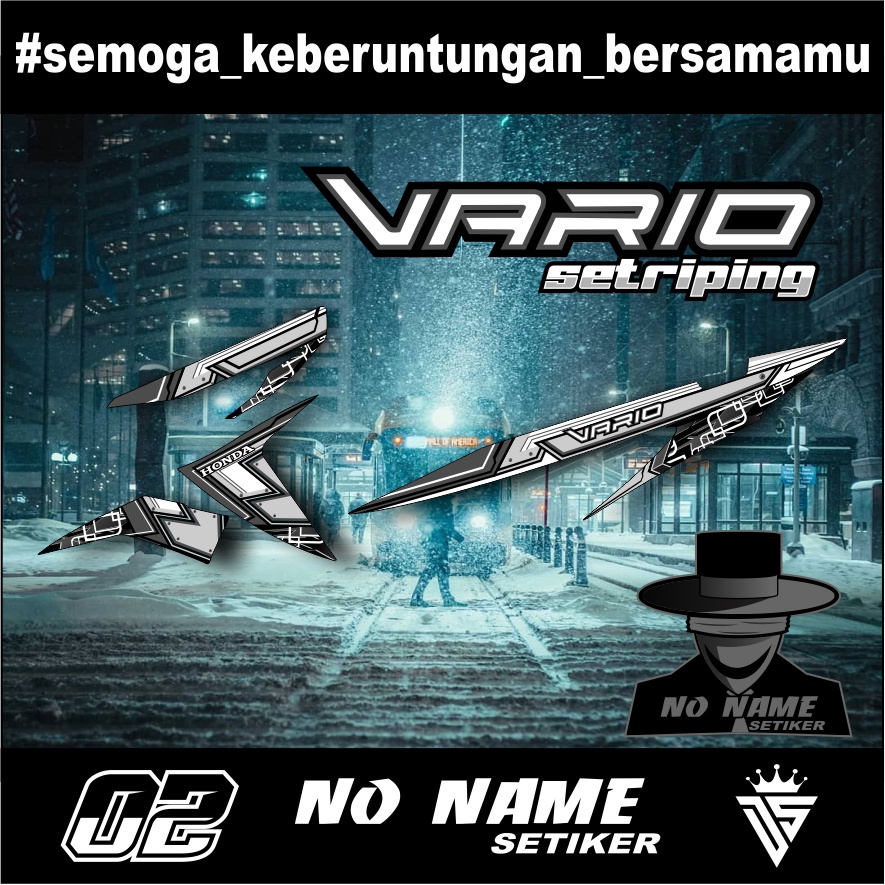 Striping Vario 110 Karbu Cw  Striping Variasi List Vario 110 Karbu Cw Racing