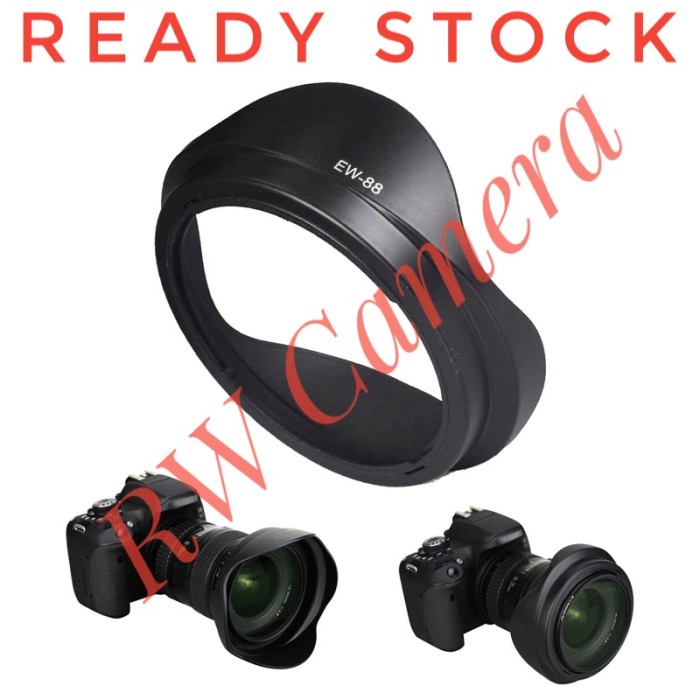 EW-88 Lens Hood Lensa EW88 EF 16-35mm F2.8 L USM Mark ii 2 16-35 Canon