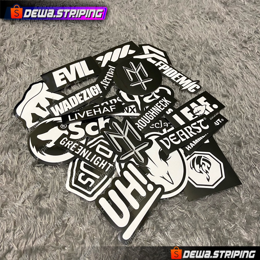

29pcs Stiker pack brand lokal untuk laptop case tumbler stiker laptop