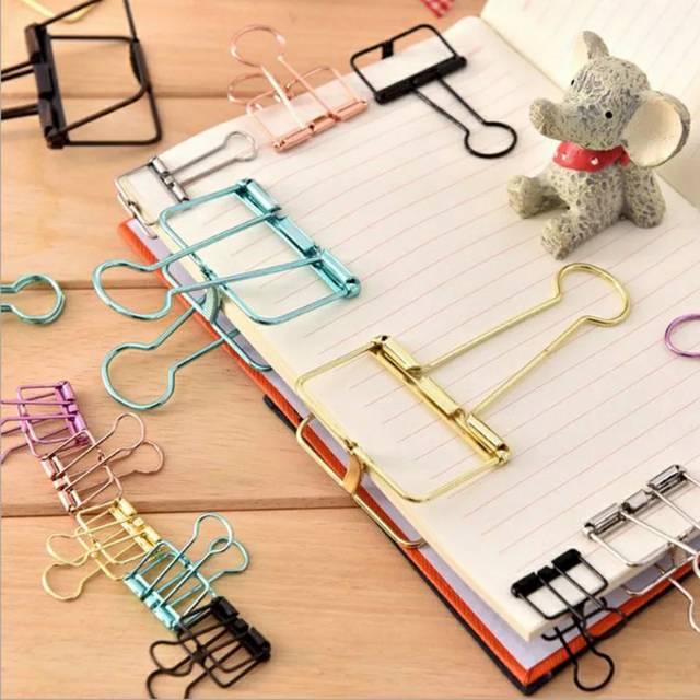 

[Nokai Space] READY Penjepit Kertas Metallic Warna Warni Metal Paper Clip / Colorful Metal Paper Clip / Paper Clip Aesthetic / Paper Clip Estetis / Penjepit Kertas Estetis / Klip Kertas Emas