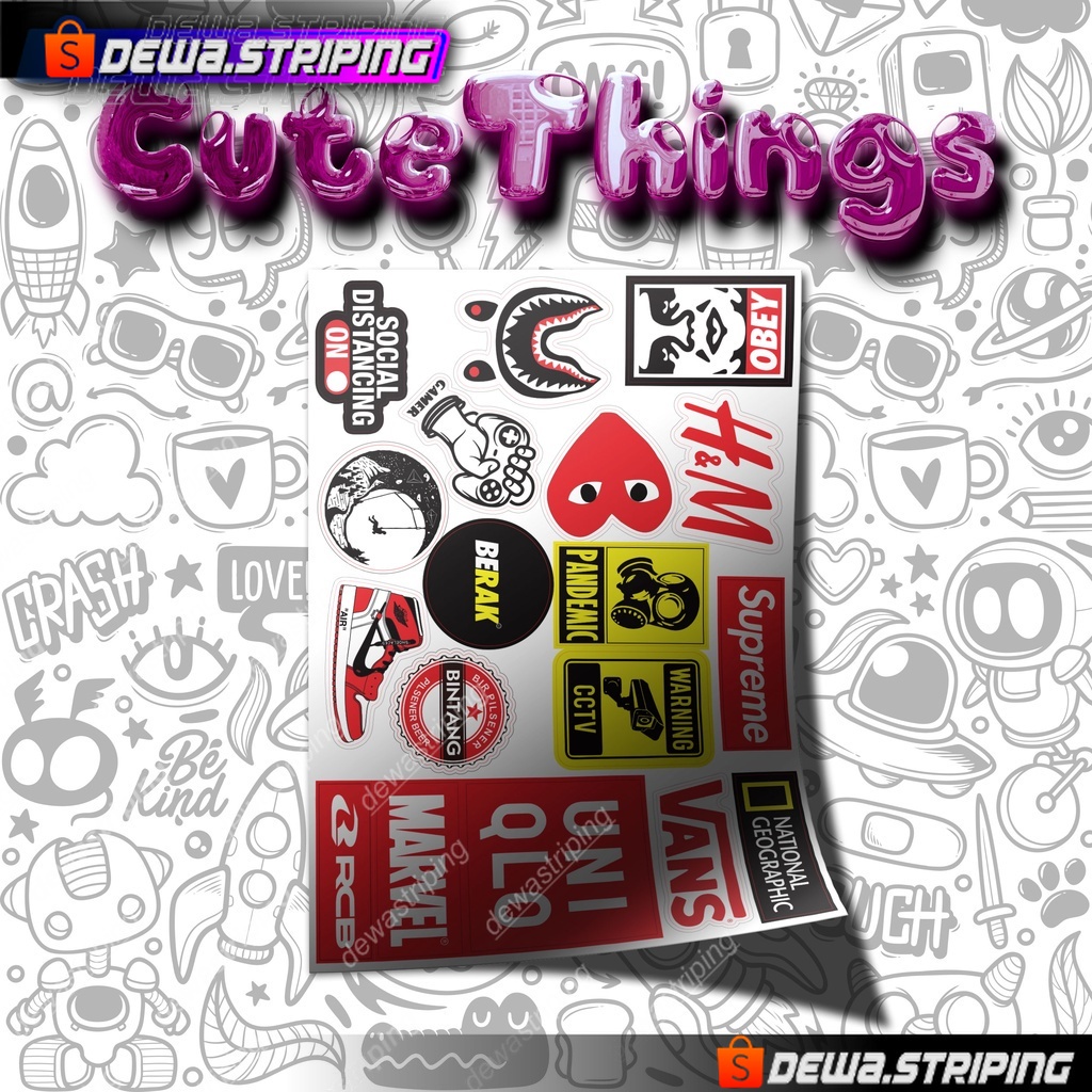 

Stiker case pack Yellow Red series 2 | STIKER AESTHETIC LAPTOP, AKSESORIS HP, ANTI AIR, MOTIF,HELM,TUMBLER