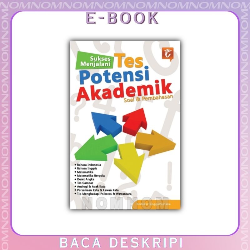 

Sukses Menjalani Tes Potensi Akademik Soal dan Pembahasan