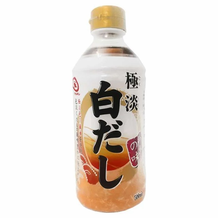 

Marukin Soup Stock Shiro Dashi 500ml / Bumbu Kaldu Impor Jepang