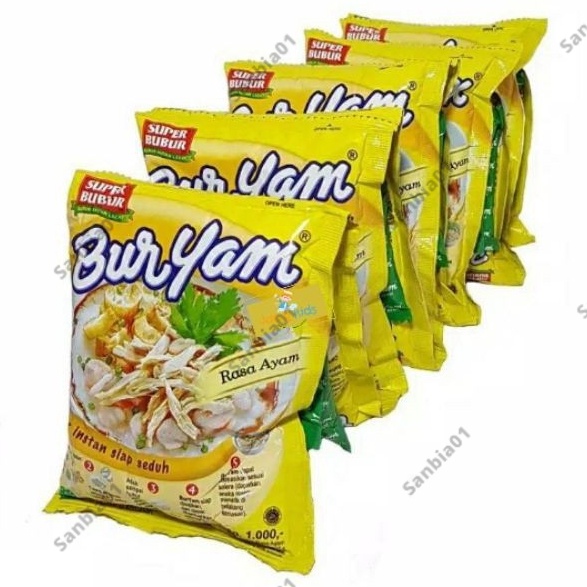 

Super Bubur Buryam Instan 1 Renceng 10 Pcs