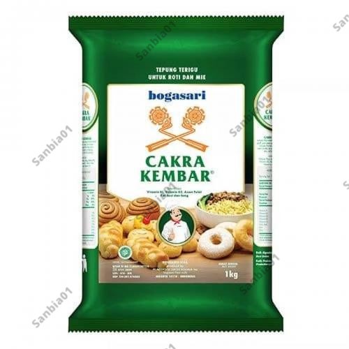 

Tepung Terigu Protein Tinggi Cakra Kembar Bogasari 1 Kg