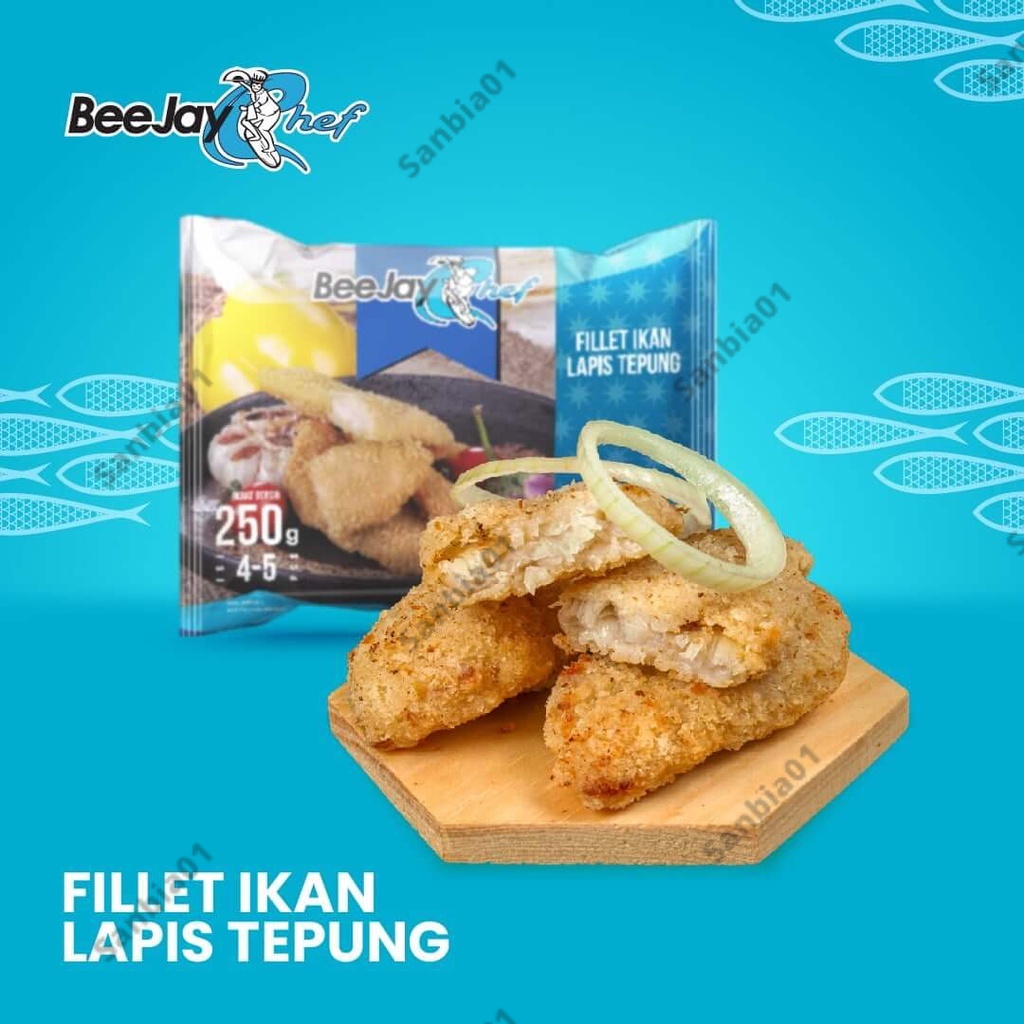 

BeeJay Cheff Fillet Ikan Lapis Tepung 500 Gram Frozen Food