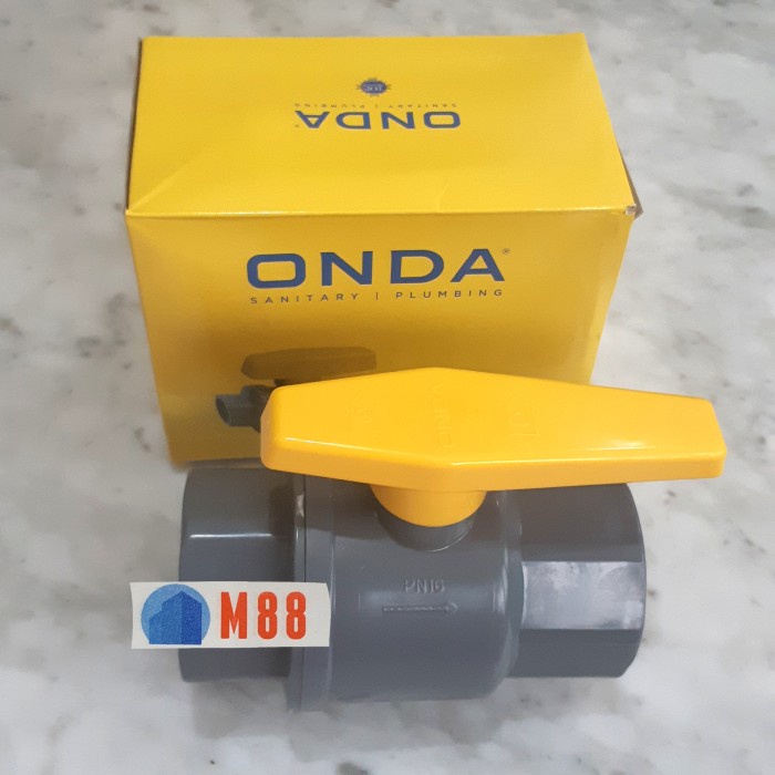 Ball Valve 2 inch Polos ONDA PVC - Stop Kran Keran