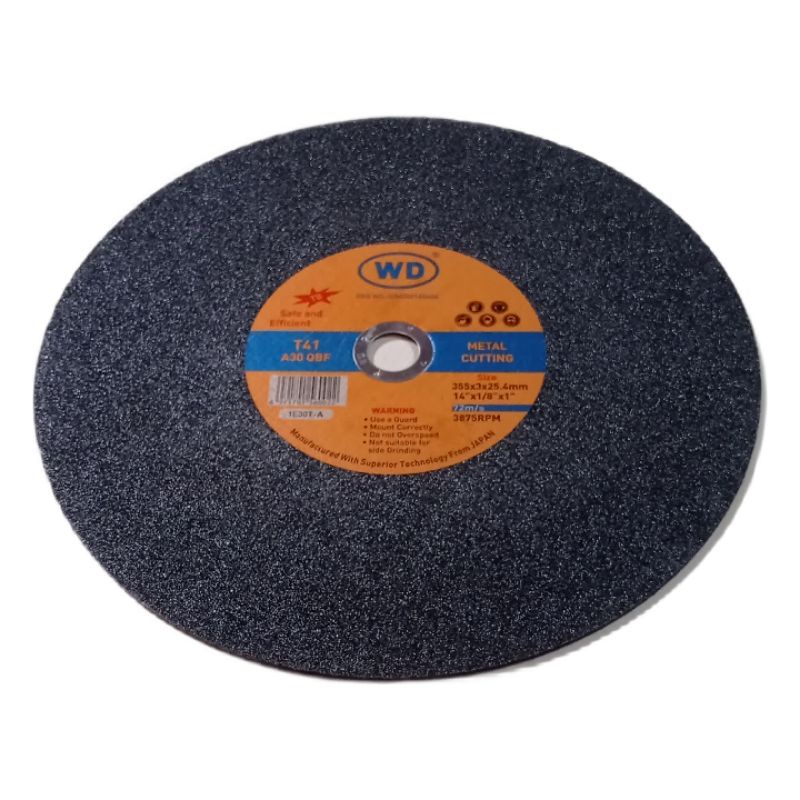 Cutting Wheel  WD  14 inch - WD CUTTING 14"X3MM Batu  Gerinda Potong WD 14 inch
