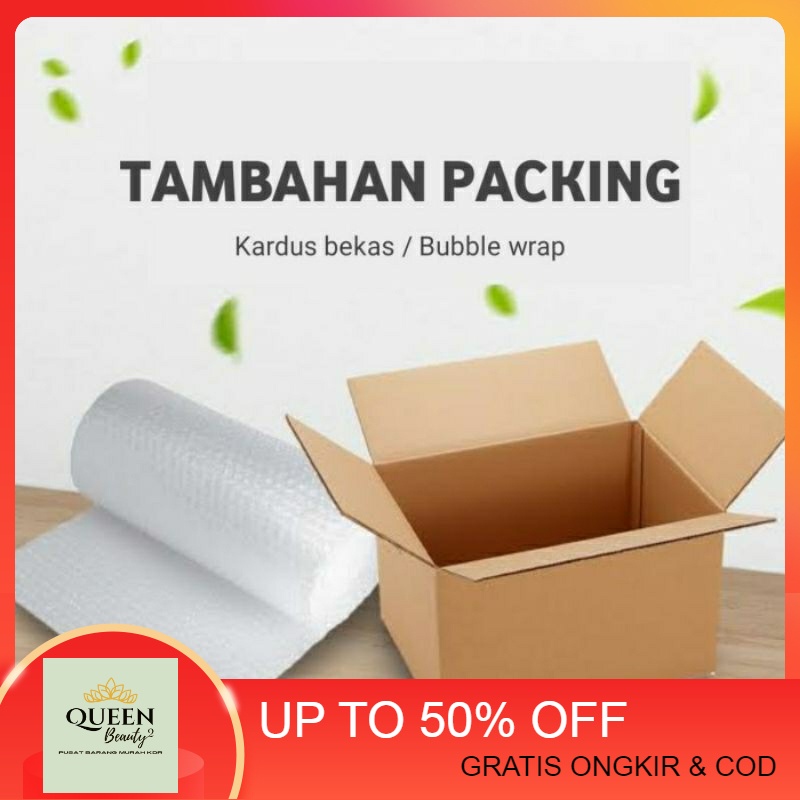 

QB2 (Tambahan Packing) Bubble Wrap / Kardus Bekas