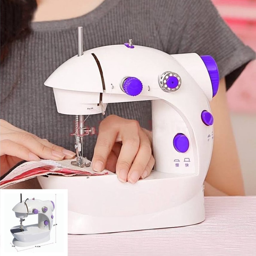 MESIN JAHIT MINI PORTABLE Lengkap 1 Set - Mesin Jahit Mini Praktis - Mesin Jahit Portable Komplit – 
