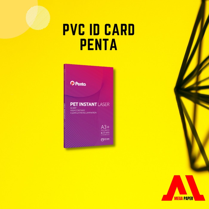 

Bahan ID Card | PVC ID Card Laser PENTA| PET Instant | Name Tag