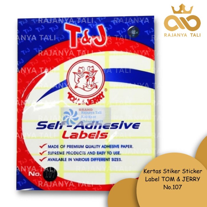 

Kertas Stiker Sticker Label TOM & JERRY No.107