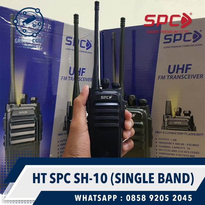 Mabel HT SPC SH-10 (Single Band) / HT Murah