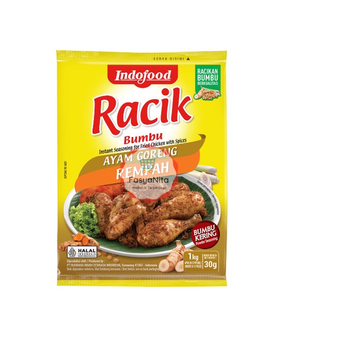 

Bumbu Racik Ayam Goreng Rempah 30gr Bumbu Instan Indofood