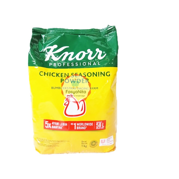 

Knorr Chicken Powder 1 kg Knoor Bubuk Kaldu Ayam HALAL