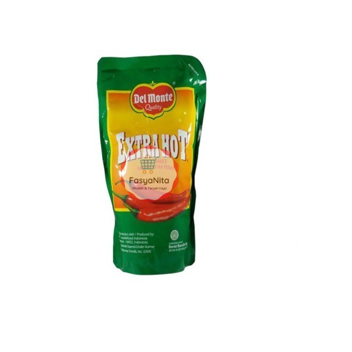 

Delmonte Saus Sambal Extra Hot Chilli Pouch 1000 gr - FasyAnita Mart Denpasar