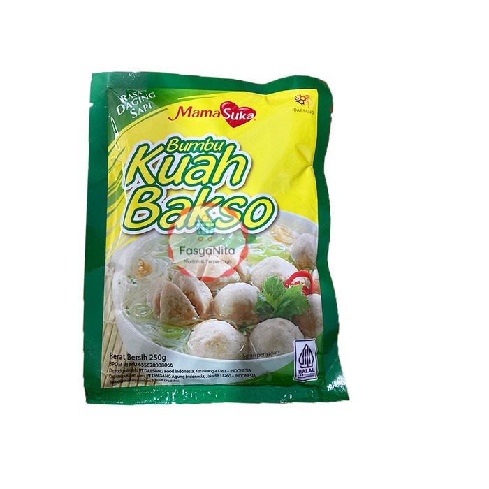 

Mamasuka Bumbu Kuah Bakso Sapi 250gr Mama Suka Kuah Bakso