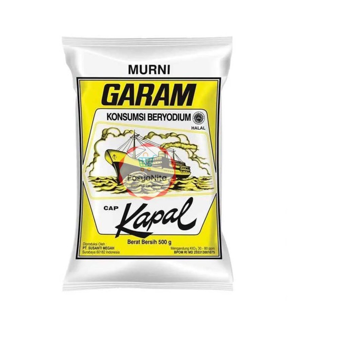 

Garam Kapal 500gr - FasyAnita Mart Denpasar