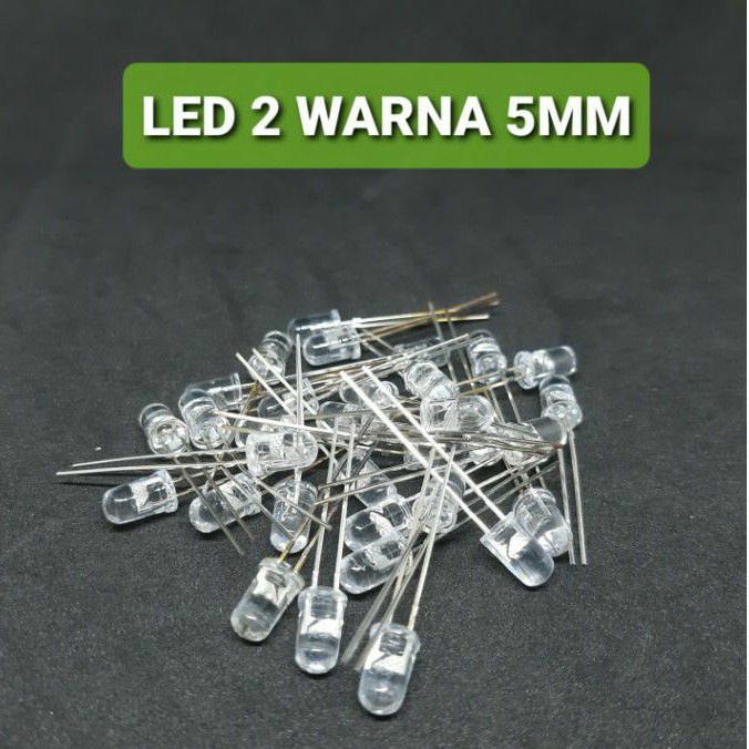 LAMPU LED 2WARNA 5MM KEDIP LED 5MM COLOR ready