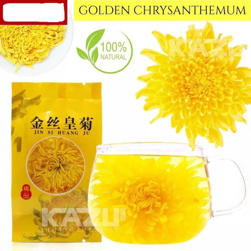 

GOLDEN CHRYSANTHEMUM FLOWER TEA / TEH BUNGA KEMBANG DRIED / TEH BUNGA KRISAN EMAS HERBAL TEA