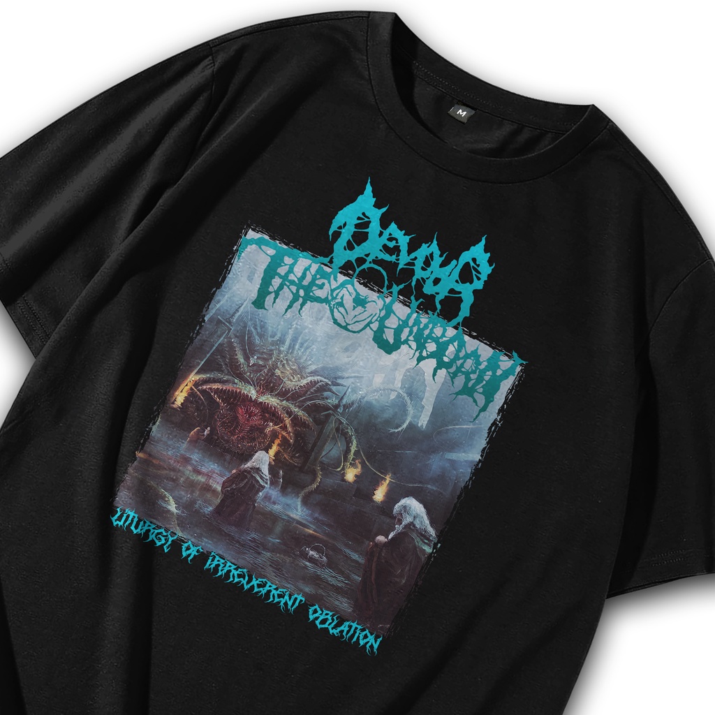 Blessed Society - Kaos Band Original / Tshirt Band / T shirt Band Devour The Unborn  Vol 110