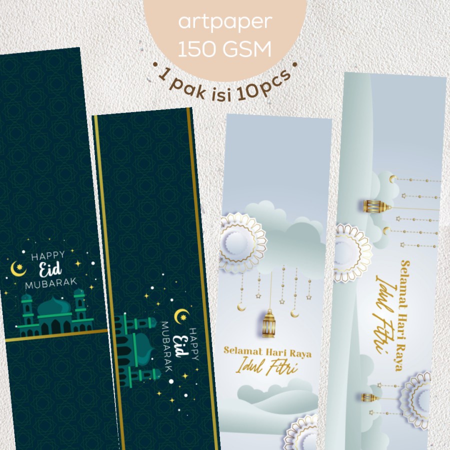 

[10PCS] LEBARAN Sabuk Belt Kotak Dus Box Hamper Hari Raya Idul Fitri Paper Sleeve