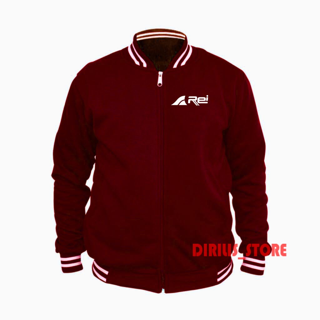 PROMO JAKET VARSITY BASEBALL PRIA & WANITA REY > BAHAN FLECEE NON LEBEL > SWEATER > JAKET > BOMBER 0