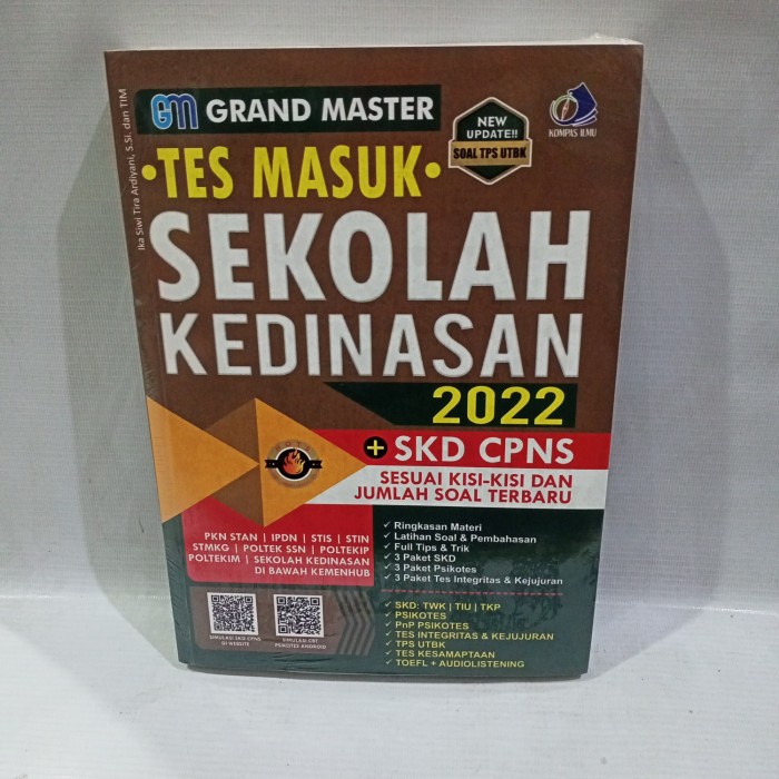 buku tes masuk sekolah kedinasan 2002