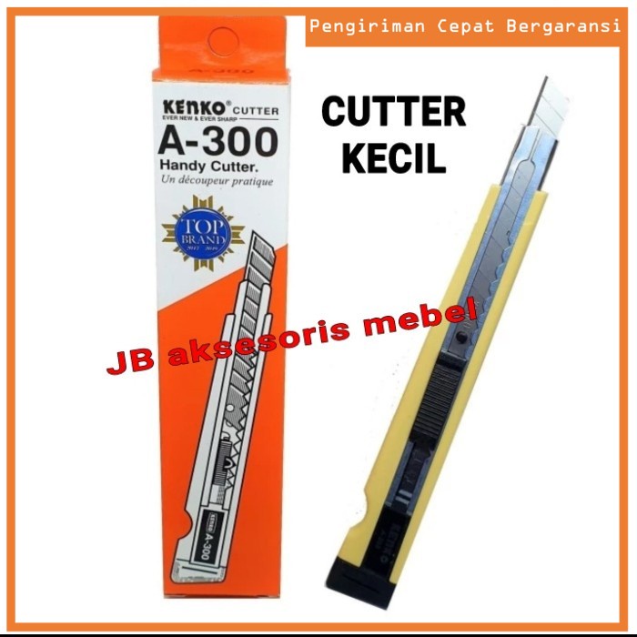 

PISAU CUTTER KECIL A-300 Merk KENKO / KATER BESI KECIL KENKO