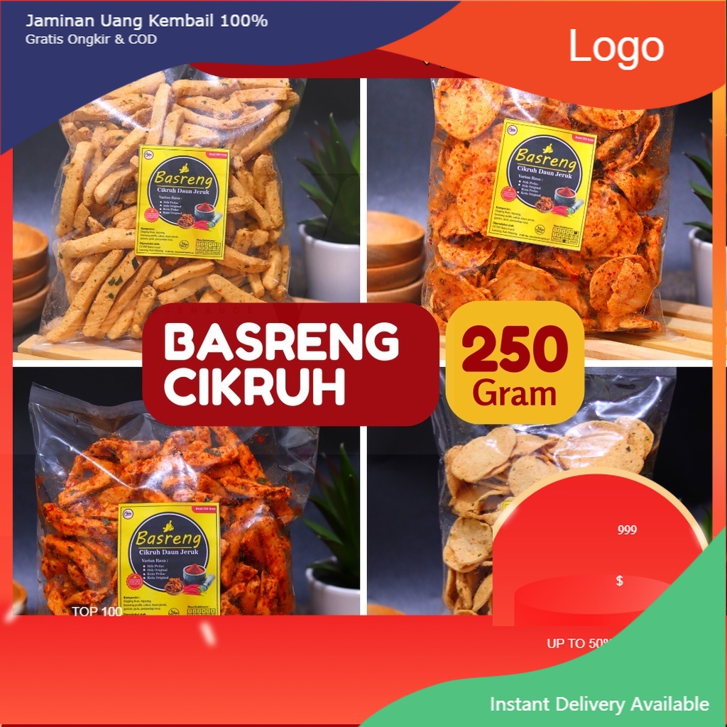

Basreng Pedas Daun Jeruk Kiloan 250