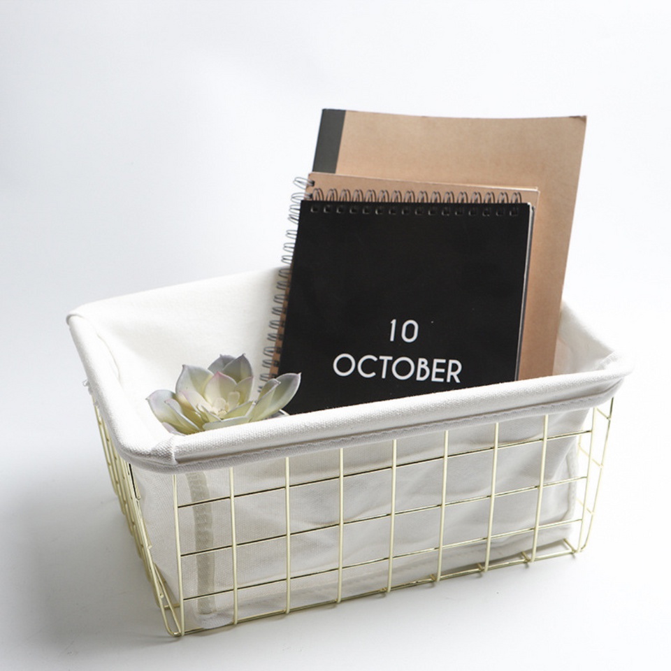 Storage Basket with Lining