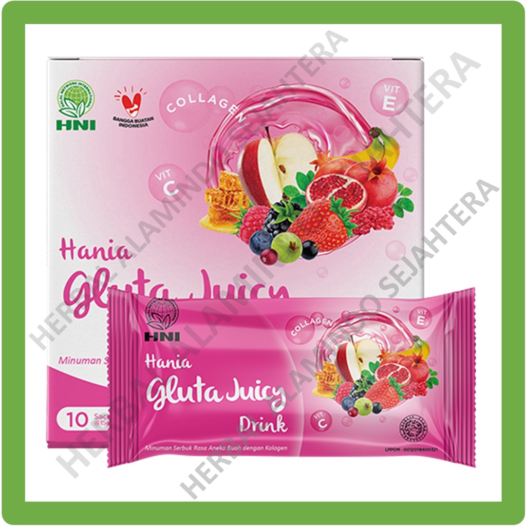 HANIA GLUTA JUICY DRINK HNI HPAI PRODUK ORI