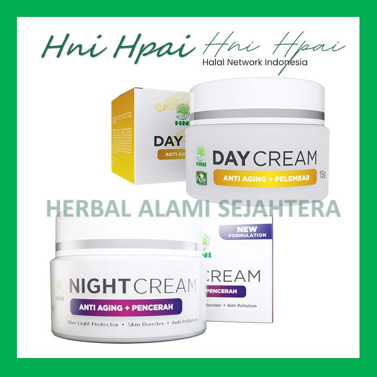 Paket Night Cream Day Cream HNI HPAI PRODUK ORI
