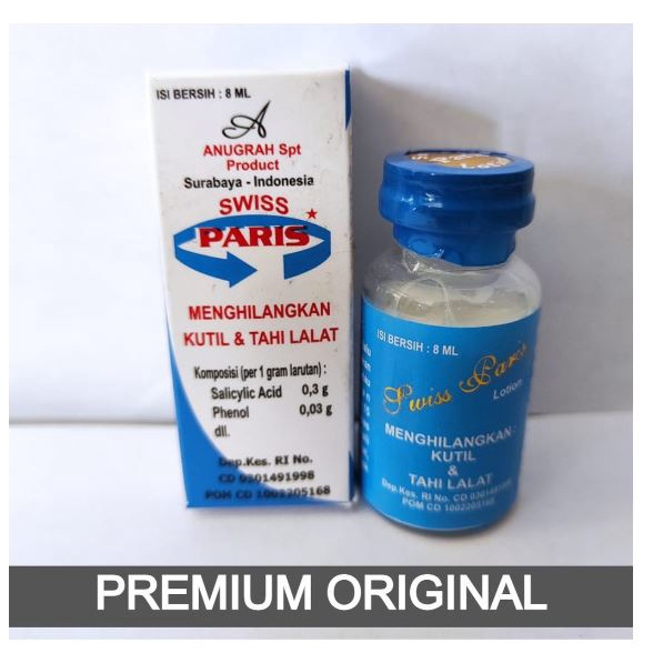 Ori &amp; free ongkir Swiss Paris Lotion Obat Penghilang Tahi Lalat Dan Kutil Original berkualitas