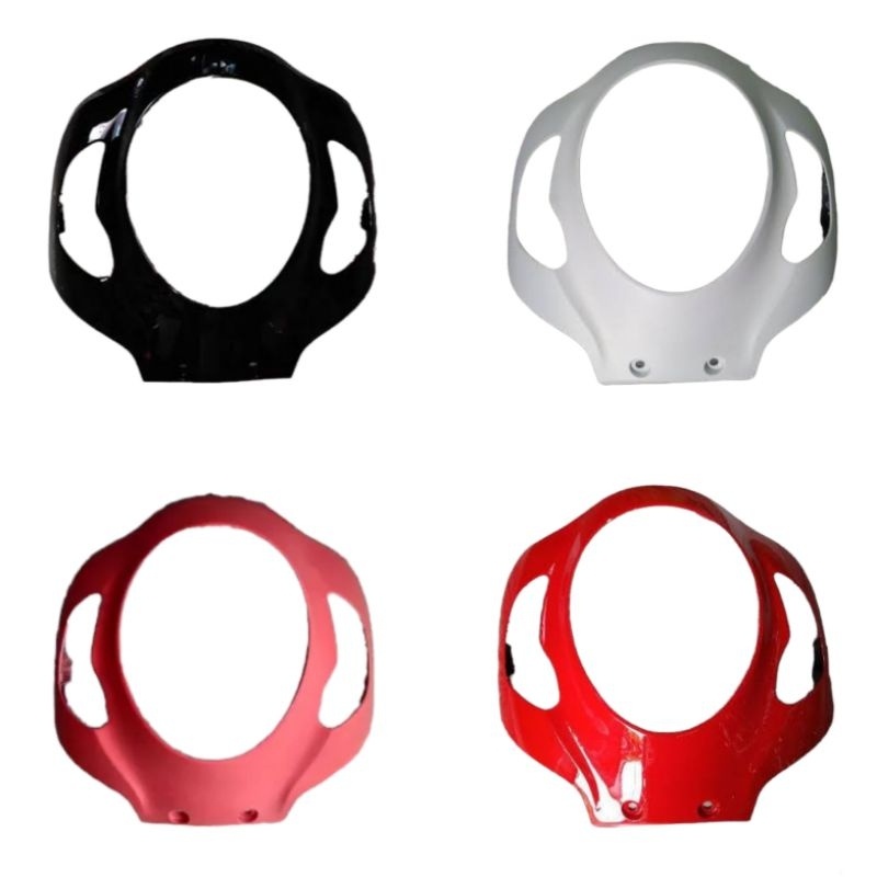Cover Panel Tameng Body Depan Kap Scoopy Prestige 2020 2021 Scopy 2022 2023 Hitam Putih Merah Doff