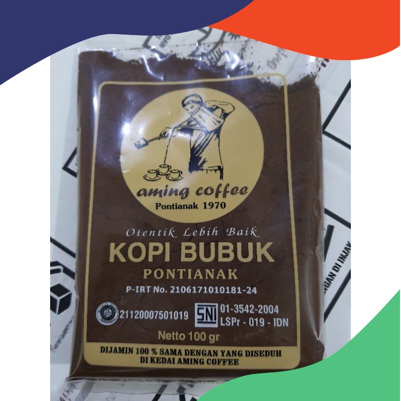 

Asli Kopi Bubuk Aming Coffee Pontianak 100 G