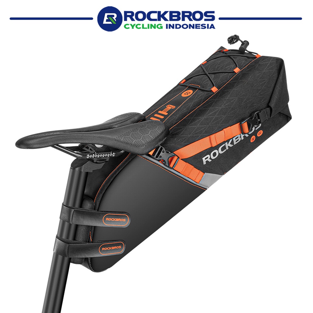 ROCKBROS C43 Tas Belakang Sadel Sepeda Bicycle Bag Touring Waterproof Outdoor Sport MTB Roadbike
