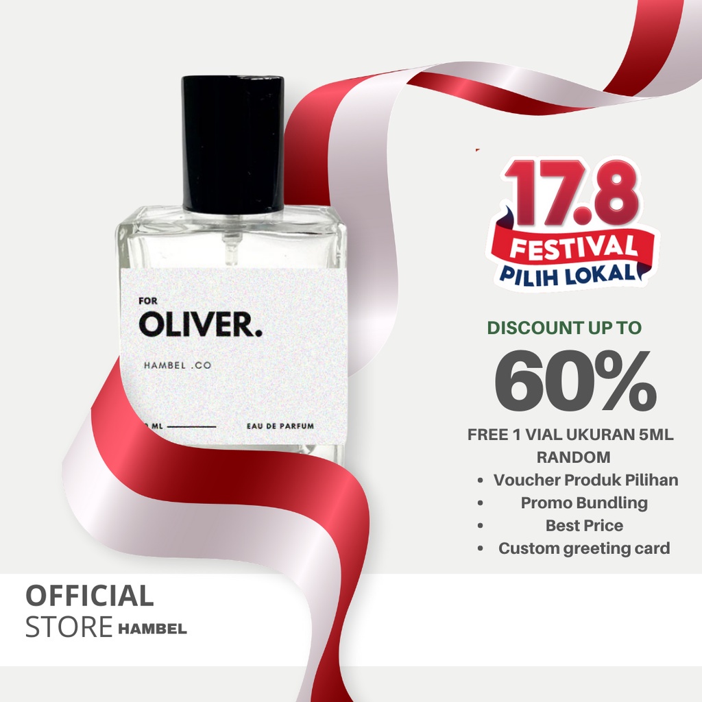 Hambel parfum For Oliver Vanilla & Coffee (parfum Unisex)