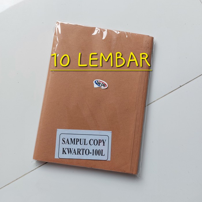 

Kertas Sampul Buku Kwarto Coklat 195X280mm Rajin Belajar 10 Lembar