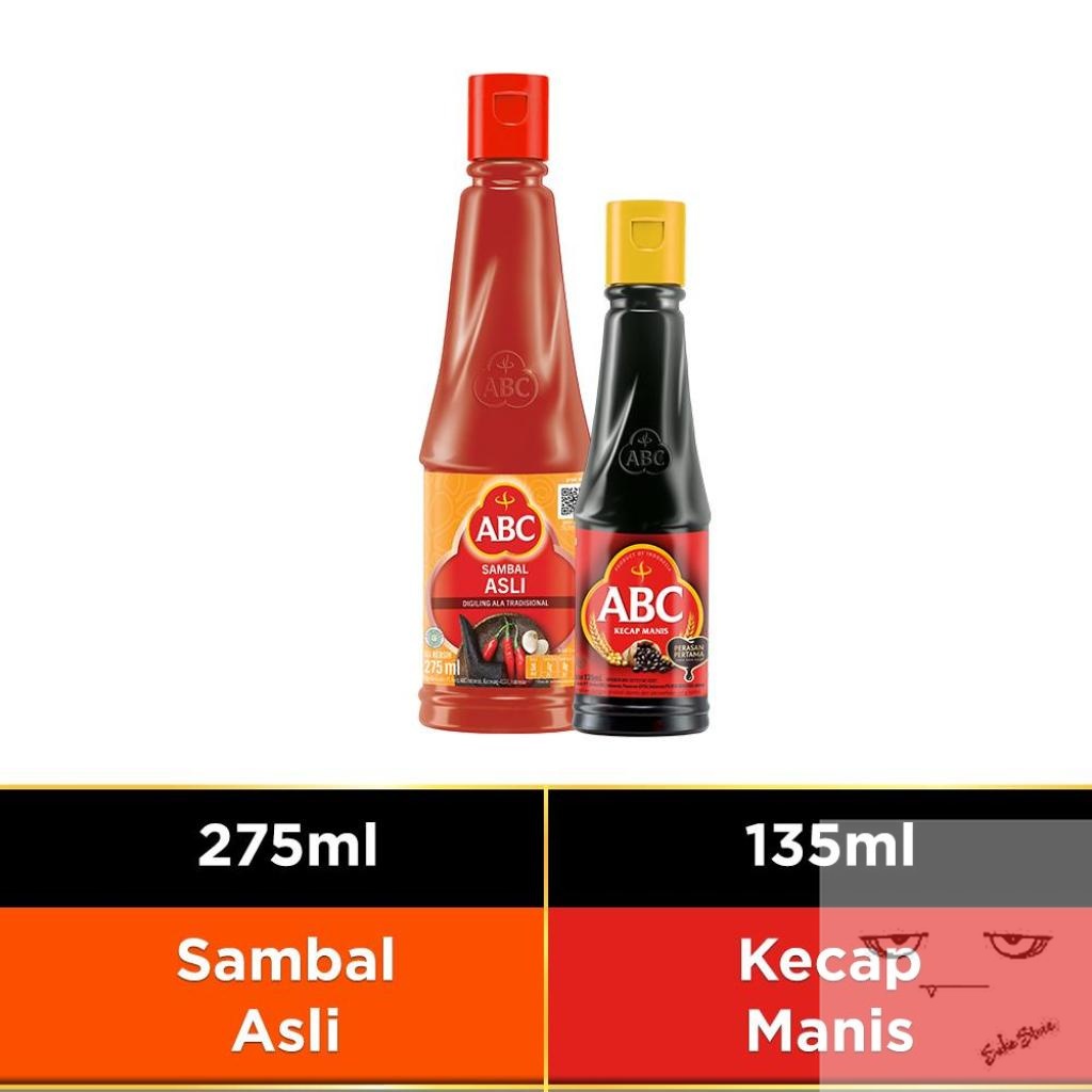 

ABC Kecap Manis 135 mL & Sambal Asli 275 mL