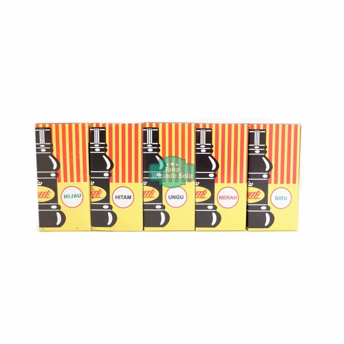

Tinta Cap Zenith 20ml Hijau Stempel Stamp Ink Cap Jempol Warna - Merah
