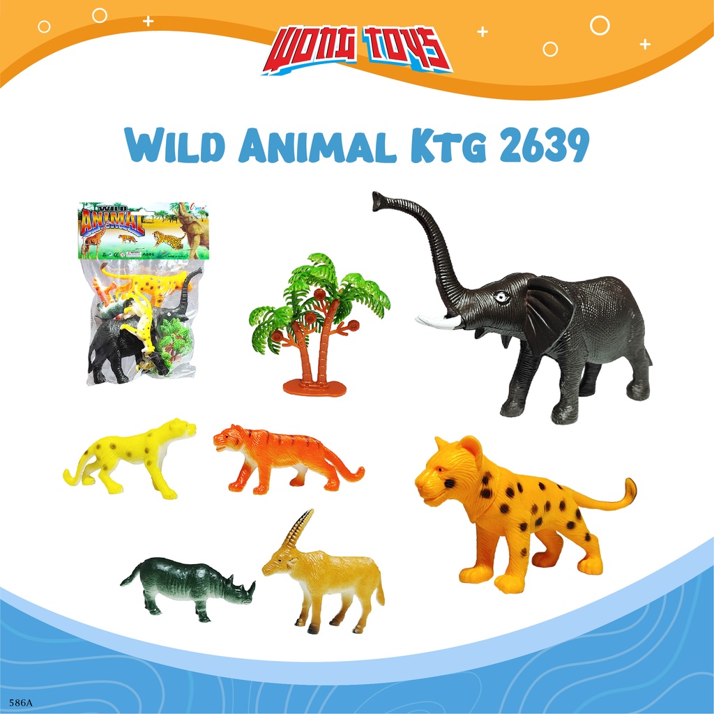 Wild Animal Ktg 2639 (586A) - Mainan Figure Hewan Wild Animal