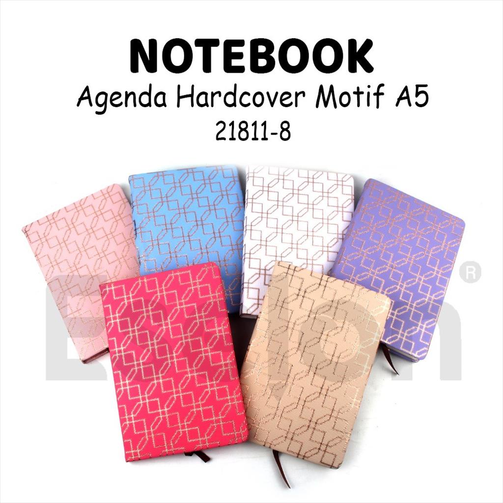 

Hard Cover Notebook A5 office 21811-8 / Notebook A5 Variasi Gold