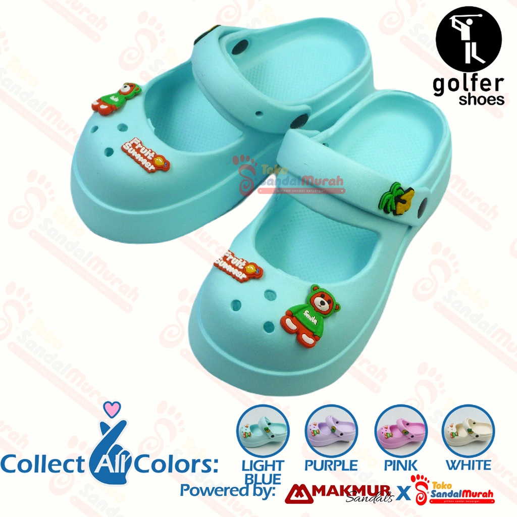 Toko Sendal Murah - Sandal Anak Ukuran 24 - 35 / Sandal Slop Anak Lucu / Sandal Anak Tali Belakang /
